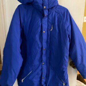 Vintage LL BEAN Freeport Maine Men’s Penobscot Parka Blue Jacket Coat - Size L
